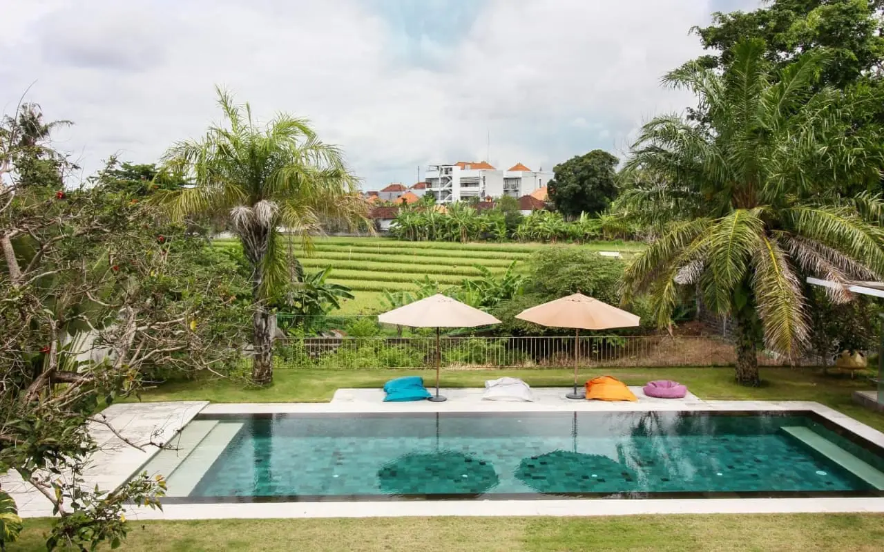 Luxury Villa Modern Rice Field View Umalas Kerobokan
