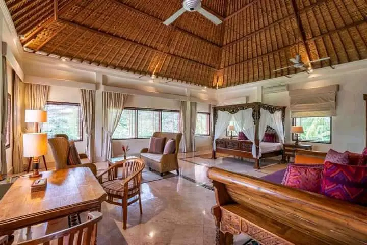 Beautiful Luxury River Side Villa And Jungle View In Tegalalang Ubud Bali