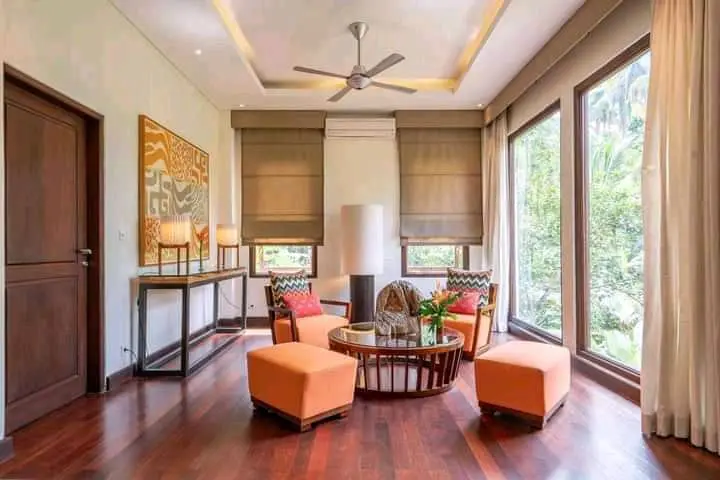 Beautiful Luxury River Side Villa And Jungle View In Tegalalang Ubud Bali