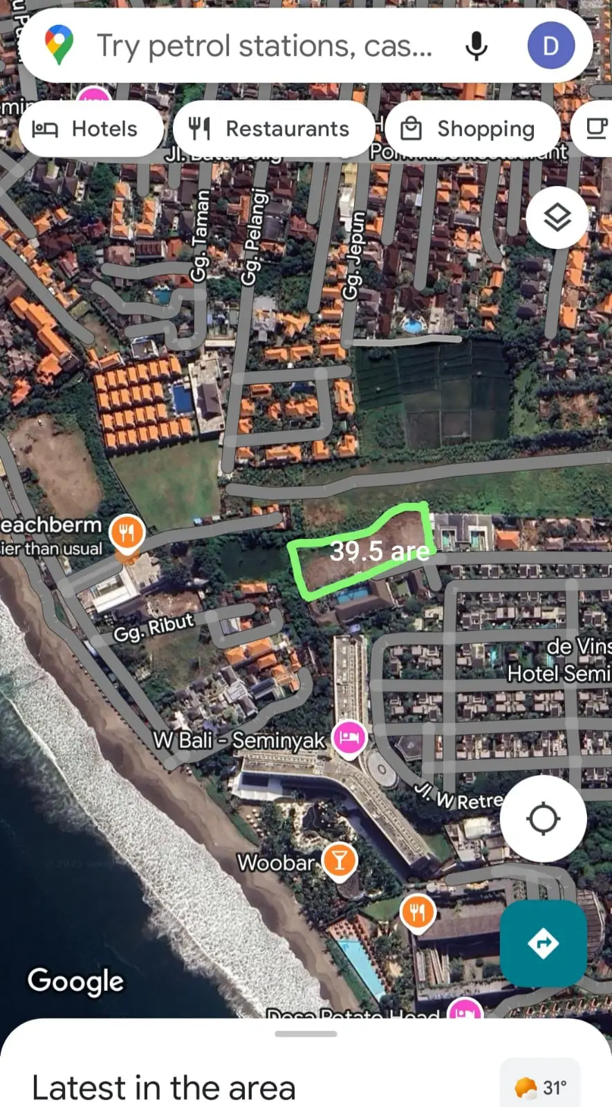Premium Land In Seminyak Bali