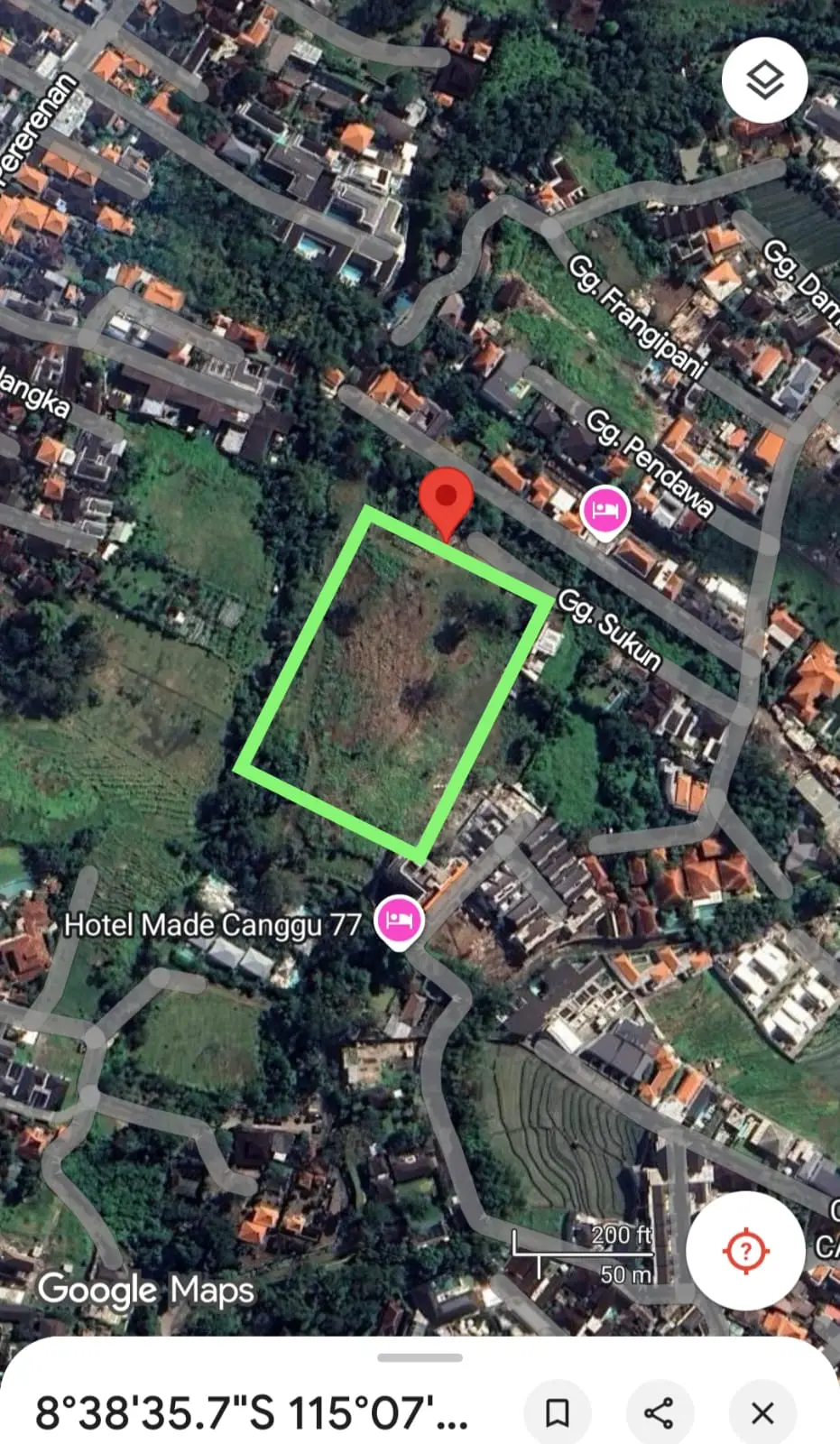 For Sale Land In Pererenan Canggu Bali