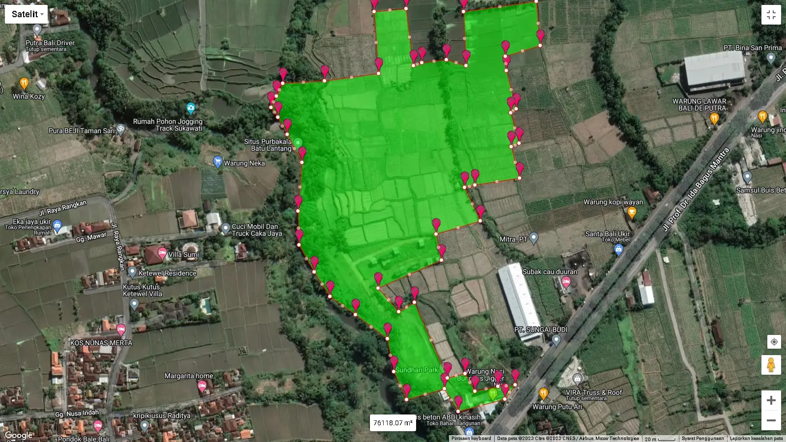 Ketewel Gianyar Land For Retirement Retreat Project